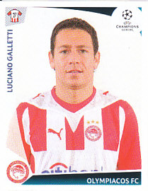 Luciano Galletti Olympiacos FC samolepka UEFA Champions League 2009/10 #524